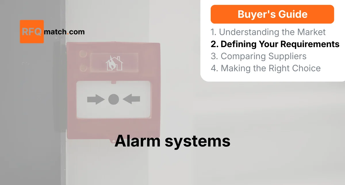 Alarm Systems RFQ Guide: Requirements & Best Practices