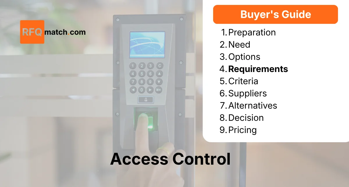 Access Control RFQ Checklist: Essential Steps for Smart Procurement