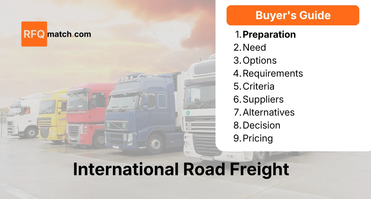 Guide to Sourcing International Road Freight