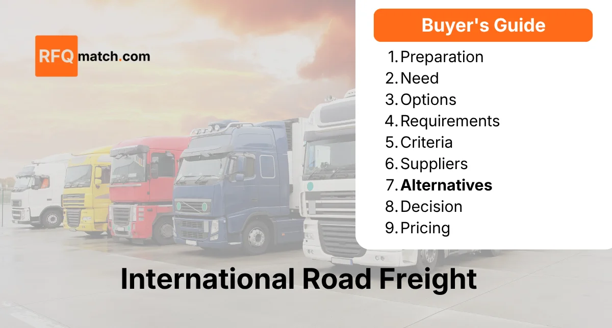 Comparing International Road Freight Options: Making the Final Choice