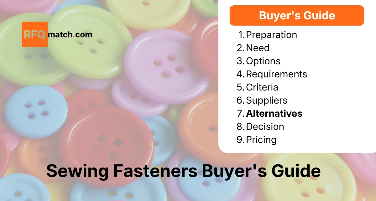 Sewing Fasteners Comparison & Alternatives Guide