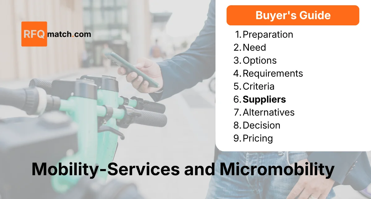 How to Evaluate Mobility-Services Suppliers: A Comprehensive Guide