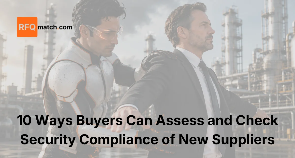 10 Ways Buyers Can Assess and Check Security Compliance of New Suppliers